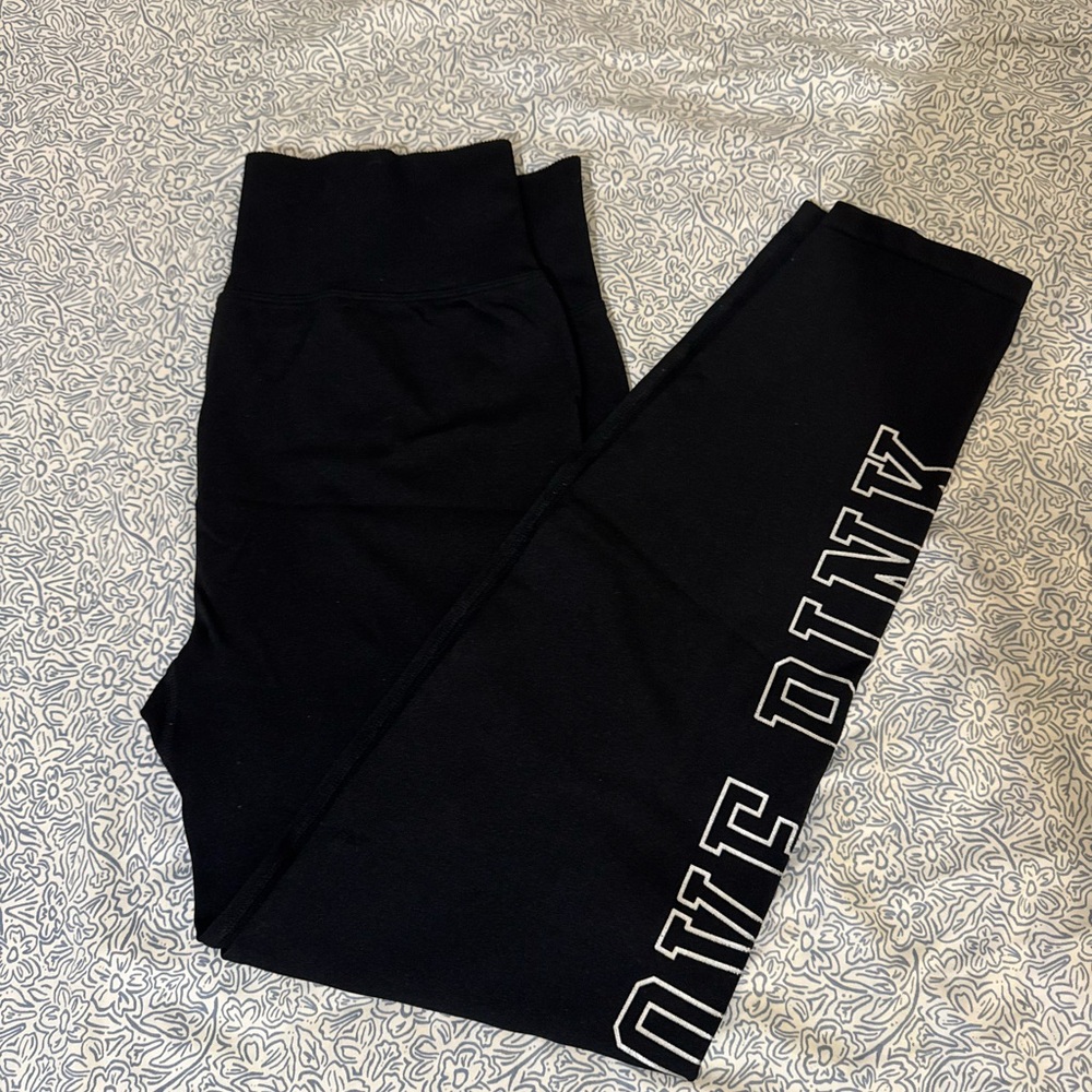 PINK Victoria's Secret Black Leggings